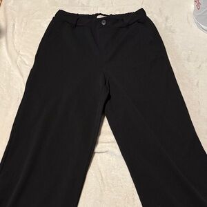 Sincerely Jules Black Wide-Leg Dress Pants